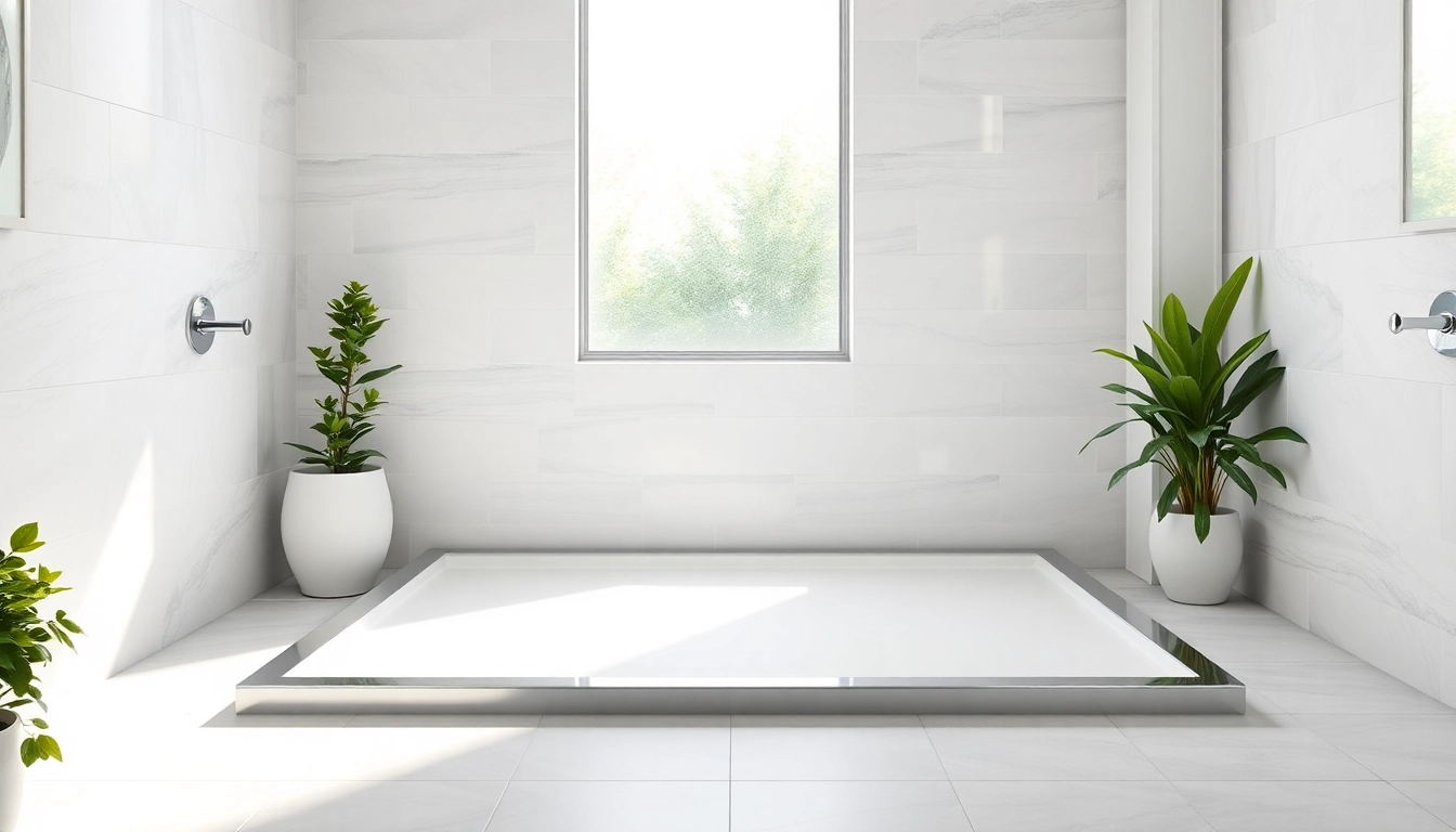 Discover a stylish 800 x 800 shower base integrated into a modern bathroom design with relaxing ambiance.