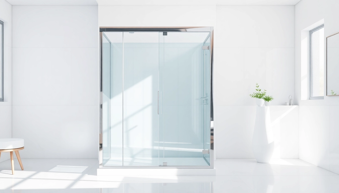Erleben Sie die sonni Duschkabine 100x100 in einem modernen, eleganten Badezimmer.