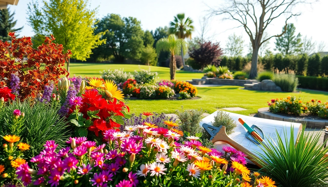 Skilled landscaping contractor Pleasanton enhancing a home's garden with vibrant plants.