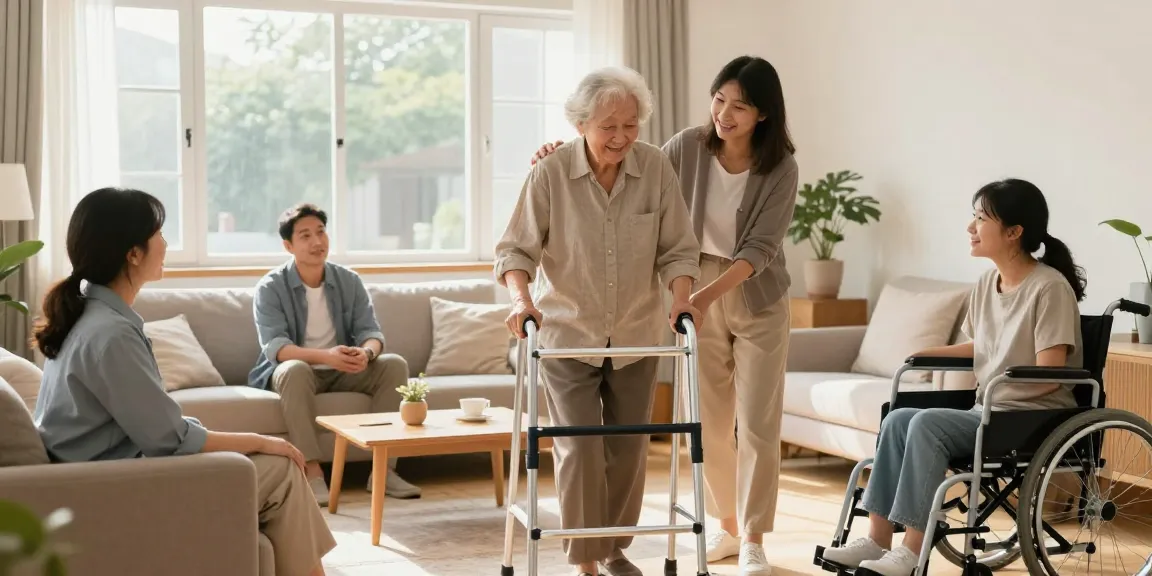 Buy nobility aids to enhance daily living for seniors in supportive family settings.