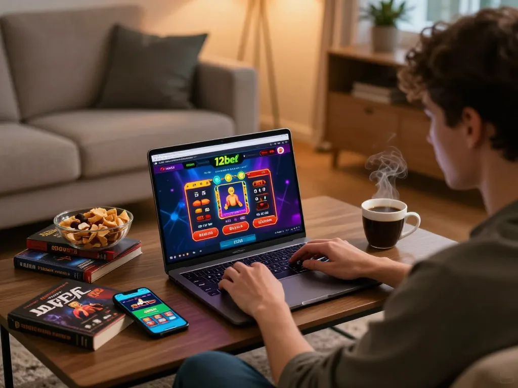 Người chơi tận hưởng cờ bạc trực tuyến trên máy tính xách tay 12bet với bầu không khí ấm cúng và những chiến lược chơi game hiện có.