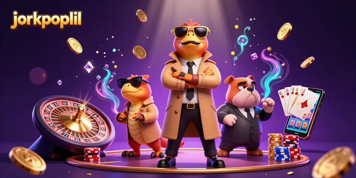 Spin and win with jorkpoplil as animated raptors navigate a vibrant VIP casino.