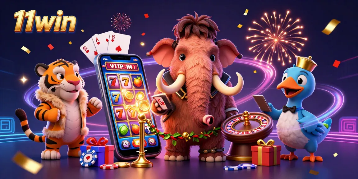 Engage with thrilling 11win slots experience featuring vibrant characters and dynamic gaming elements.
