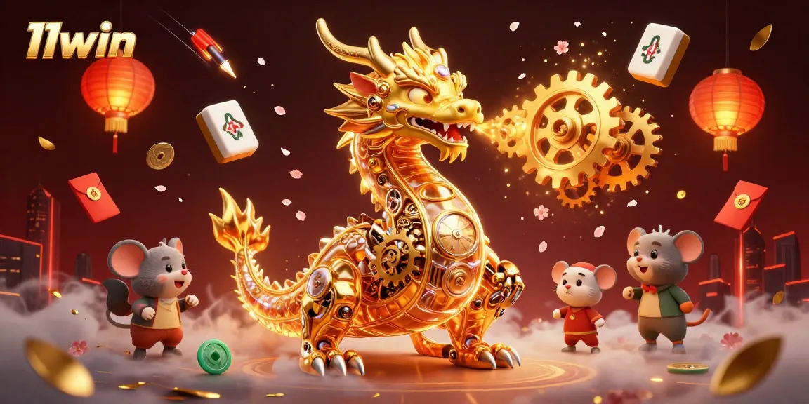 Experience thrilling gameplay on 11win with golden dragon and vibrant casino elements.