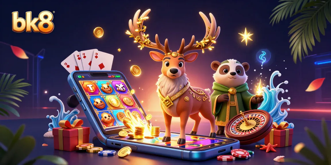 Engage with bk8 to explore vibrant slot games amid enchanting characters and dynamic casino elements.